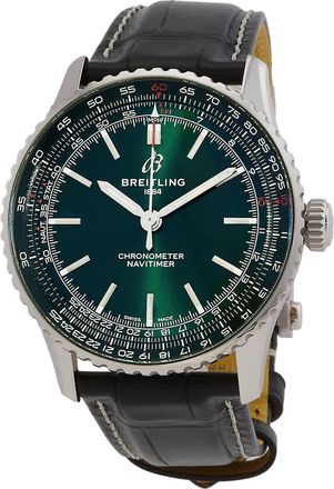 Breitling Navitimer Automatic Green Dial Mens Watch A17329371L1P1