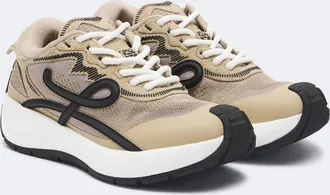 Loewe Pogo mesh-trimmed sneakers