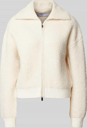 Mango Jacke mit Zweiwege-Reißverschluss in Offwhite, Größe XS