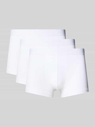 HUGO BOSS Regular Fit Boxershorts aus Baumwoll-Mix im 3er-Pack in Weiss, Größe XXL