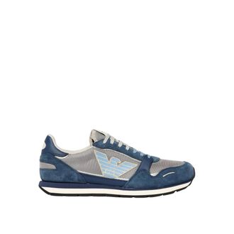 Emporio Armani Sneakers, male, Blue, 7 UK, Running Trainers Casual Design