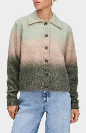 Aligne Shirley Stripe Cardigan in Green Multi at Nordstrom Rack, Size X-Large