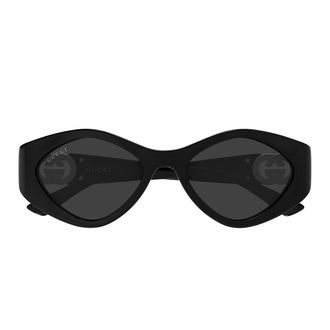 Gucci Sunglasses Gg2121 S 002 Black Silver/Grey Women