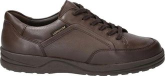 Mephisto Bruine vetersneaker voor heren - Heren - Sneakers - Bruin - 40 1/2 EU - Leer - Schoenen