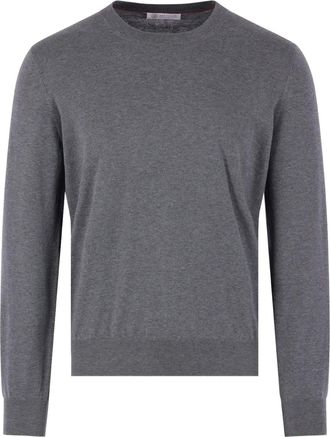 Brunello Cucinelli Maglione girocollo - Grigio