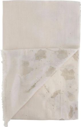 Faliero Sarti Sciarpa con bordi sfrangiati - Toni neutri