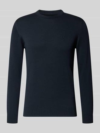 Barbour Regular Fit Strickpullover aus reiner Baumwolle Modell PIMA in Dunkelblau, Gr&ouml;&szlig;e XXL