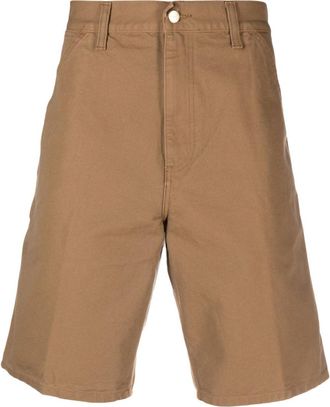Carhartt Work in Progress Light Brown Cotton Single Knee Short