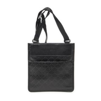 Gucci Pre-owned Womens Small Flat Messenger Shoulder Bag - Black - One Size