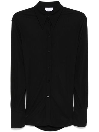 Alexander McQueen Blusa con dettaglio a catena - Nero