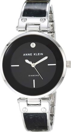 Anne Klein Bangle Black Dial Ladies Watch AK/2513BKSV