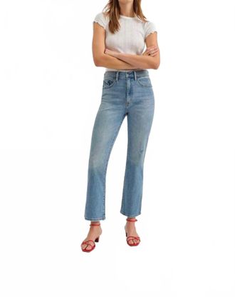 Daze Soho Crop Flare Jeans In All Mine Vintage