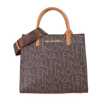Mario Valentino Handbags, female, Brown, Size: ONE SIZE Regina Re Shoulder Bag Moro/Naturale