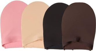 MeMoi Fine Edge Assorted 4-Pack Cushioned Toe Covers in Mauve Multi at Nordstrom