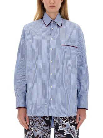 Etro Striped Cotton Shirt