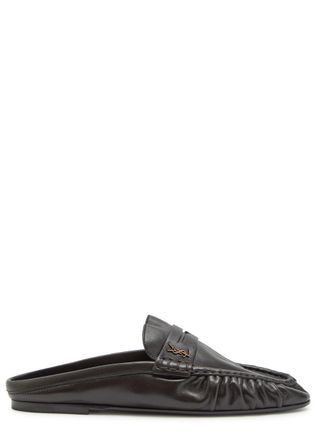 Saint Laurent Le Loafer 15 Leather Loafers - Brown - 37 (IT37 / UK4)