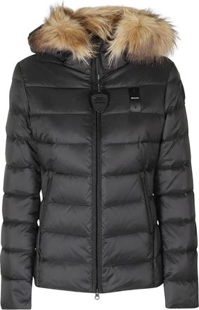 Blauer Arcadia Donsjack - Dames - Jassen - Zwart - Maat: M Zijde