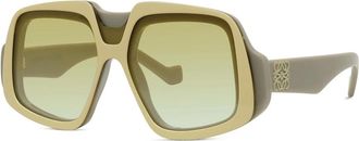 Loewe Accessoires, Dames, Geel, ONE Size, Anagram Zonnebril