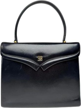 Givenchy Pre-owned Handbag - Dames - Vintage Handtas - Zwart - ONE Size - Leer - Vintage