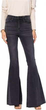 Judy Blue High Rise Super Flare Jeans In Black
