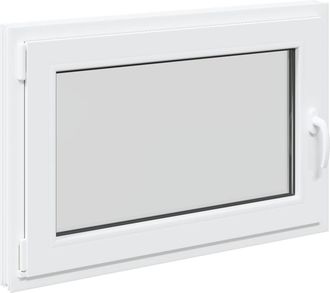 vidaXL Ventana De S&oacute;tano Oscilante Y Abatible Risor 90 X 70 Cm Vidaxl