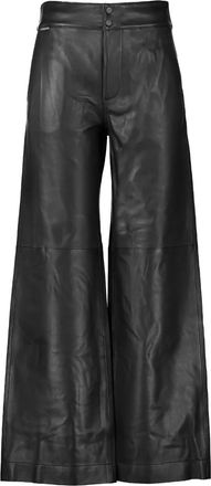 Christy Lynn Zoe leather trousers - Black