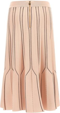 Elisabetta Franchi Origami Skirt - Beige