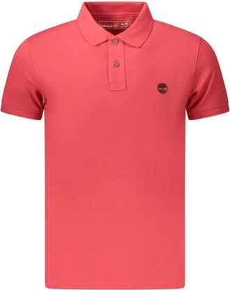 Timberland Polo Shirt met korte mouwen - Heren - Polos - Rood - L - Leer - Tops