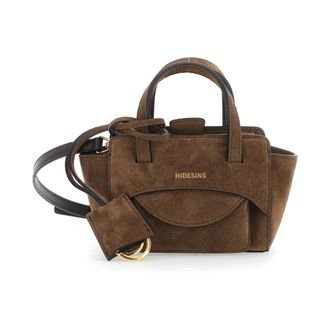 Hidesins Dames, Tassen, Bruin, Maat: ONE Size Su&egrave;de