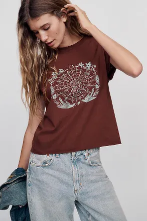 Maeve Caitlin Cotton Boxy Tee