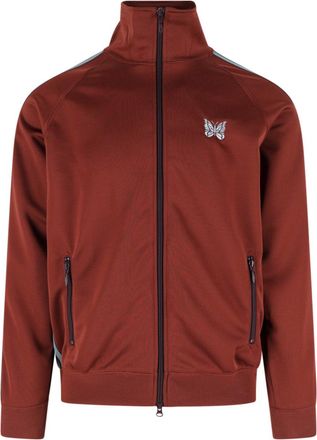 Needles Bordeaux Poly Smooth Butterfly Zip Jacket