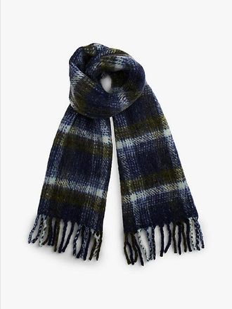 Tommy Hilfiger Check Wool Blend Scarf