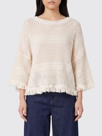 Max Mara Maglione Palato in maglia traforata di cotone