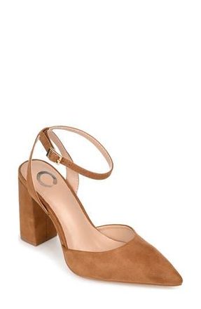Journee Collection Tyra Pump - Wide Width in Tan at Nordstrom Rack, Size 7.5