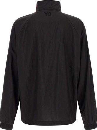 Yohji Yamamoto Gradient Stripe Technical Taffeta Sweatshirt - Black