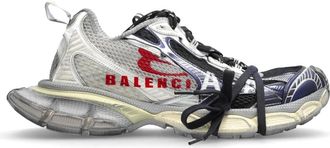 Balenciaga Sneakers, male, Gray, Size: 11 US 3XL Split Logo Sneaker