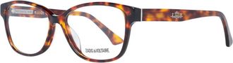 Zadig&Voltaire Accessoires, unisex, Bruin, ONE Size, Bruine Rechthoekige Optische Monturen