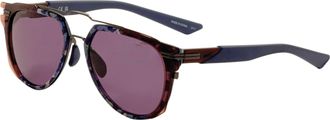 Nike Unisex 56 mm Blue Sunglasses