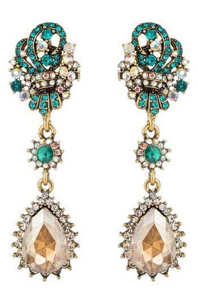 Eye Candy Los Angeles Aria Cascade Statement Earrings in Gold at Nordstrom Rack