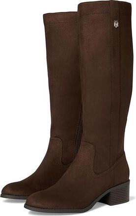 Tommy Hilfiger Dray Womens Shoes Dark Brown : 7.5 M, Textile