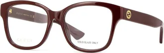 Gucci GG1340O004 Square Full Rim Eyeglasses - Burgundy