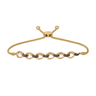 Le Vian Ladies Chocolate Diamonds Fashion Bracelet in 14K Honey Gold