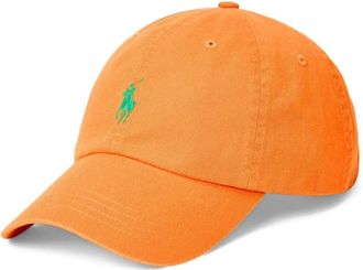 Polo Ralph Lauren Polo Pony-embroidered cap - men - Cotton - One Size - Orange
