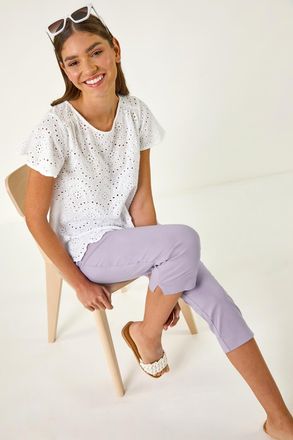Roman Cropped Stretch Trouser