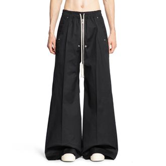 Rick Owens Porterville Wide Bela Pants in Heavy Cotton Poplin