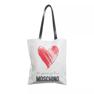 Moschino Schultertasche - Shoulder Bag - Gr. unisize - in Wei&szlig; - f&uuml;r Damen