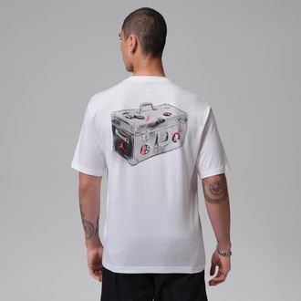 Nike Jordan Mens Jordan Graphic T-Shirt in White | IF3163-100