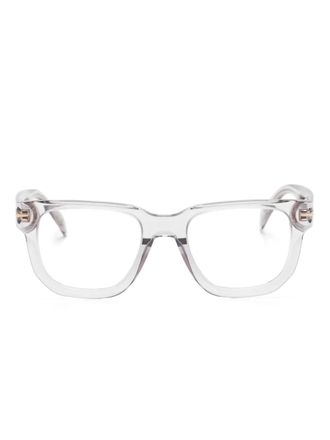Eyewear by David Beckham rectangle-frame glasses - Grey