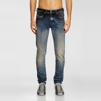 Diesel Skinny Jeans Low Waist 1979 Sleenker, Medium blue, Zip fly