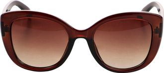 Laura Scott Sonnenbrille LAURA SCOTT, Damen, braun, leicht durchscheinend, leicht transparent, Sonnenbrillen Sonnenbrille, braune Verlaufsgl&auml;ser, Filterkategorie 